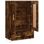 Aparador alto madera de ingeniería roble ahumado 69,5x31x115 cm de vidaXL, Aparadores - Ref: Foro24-830313, Precio: 83,53 €, ...