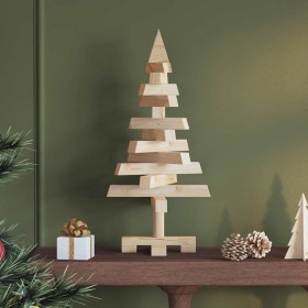 Árboles de Navidad Natural 60 cm Madera maciza de pino en Decoración Festiva y Estacional | Comprar online en Foru.es