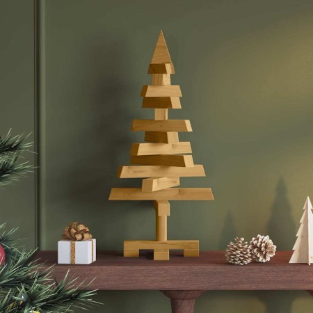 Árboles de Navidad Marrón 60 cm Madera maciza de pino en Decoración Festiva y Estacional | Comprar online en Foru.es