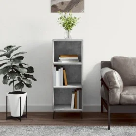 Aparador de madera de ingeniería gris hormigón 34,5x32,5x90 cm de vidaXL, Aparadores - Ref: Foro24-828752, Precio: 50,71 €, D...