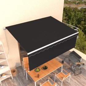 Toldo retráctil manual con persiana antracita 4x3 m en Toldos | Comprar online en Foru.es