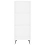 Estantería madera de ingeniería blanco 34,5x32,5x90 cm de vidaXL, Aparadores - Ref: Foro24-828700, Precio: 41,61 €, Descuento: %
