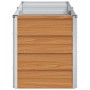 Arriate elevado Marrón Claro 160 x 40 x 45 cm Acero Galvanizado en Macetas y jardineras | Comprar online en Foru.es