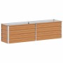 Arriate elevado Marrón Claro 160 x 40 x 45 cm Acero Galvanizado en Macetas y jardineras | Comprar online en Foru.es