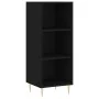 Aparador de madera de ingeniería negro 34,5x32,5x90 cm de vidaXL, Aparadores - Ref: Foro24-828717, Precio: 46,09 €, Descuento: %