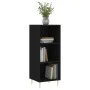 Aparador de madera de ingeniería negro 34,5x32,5x90 cm de vidaXL, Aparadores - Ref: Foro24-828717, Precio: 46,09 €, Descuento: %