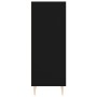 Aparador de madera de ingeniería negro 34,5x32,5x90 cm de vidaXL, Aparadores - Ref: Foro24-828717, Precio: 46,66 €, Descuento: %