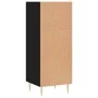 Aparador de madera de ingeniería negro 34,5x32,5x90 cm de vidaXL, Aparadores - Ref: Foro24-828717, Precio: 46,09 €, Descuento: %