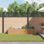 Arriate elevado Marrón Claro 240 x 40 x 45 cm Acero Galvanizado en Macetas y jardineras | Comprar online en Foru.es