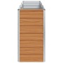 Arriate elevado Marrón Claro 240 x 40 x 77 cm Acero Galvanizado en Macetas y jardineras | Comprar online en Foru.es