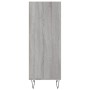 Aparador de madera de ingeniería gris Sonoma 34,5x32,5x90 cm de vidaXL, Aparadores - Ref: Foro24-828730, Precio: 46,23 €, Des...