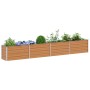Arriate elevado Marrón Claro 320 x 40 x 45 cm Acero Galvanizado en Macetas y jardineras | Comprar online en Foru.es