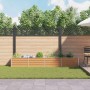 Arriate elevado Marrón Claro 320 x 40 x 45 cm Acero Galvanizado en Macetas y jardineras | Comprar online en Foru.es