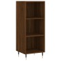 Aparador de madera de ingeniería marrón roble 34,5x32,5x90 cm de vidaXL, Aparadores - Ref: Foro24-828715, Precio: 38,66 €, De...
