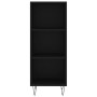 Aparador de madera de ingeniería negro 34,5x32,5x90 cm de vidaXL, Aparadores - Ref: Foro24-828725, Precio: 46,15 €, Descuento: %