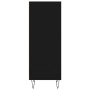 Aparador de madera de ingeniería negro 34,5x32,5x90 cm de vidaXL, Aparadores - Ref: Foro24-828725, Precio: 46,15 €, Descuento: %