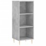 Aparador de madera de ingeniería gris hormigón 34,5x32,5x90 cm de vidaXL, Aparadores - Ref: Foro24-828720, Precio: 45,31 €, D...