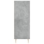Aparador de madera de ingeniería gris hormigón 34,5x32,5x90 cm de vidaXL, Aparadores - Ref: Foro24-828720, Precio: 45,31 €, D...