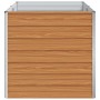 Arriate elevado Marrón Claro 160 x 80 x 77 cm Acero Galvanizado en Macetas y jardineras | Comprar online en Foru.es