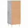 Aparador de madera de ingeniería gris hormigón 34,5x32,5x90 cm de vidaXL, Aparadores - Ref: Foro24-828720, Precio: 45,31 €, D...