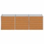 Arriate elevado Marrón Claro 240 x 80 x 77 cm Acero Galvanizado en Macetas y jardineras | Comprar online en Foru.es