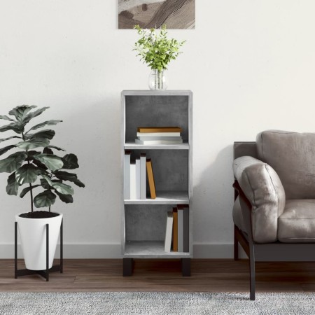 Aparador de madera de ingeniería gris hormigón 34,5x32,5x90 cm de vidaXL, Aparadores - Ref: Foro24-828760, Precio: 50,66 €, D...