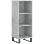 Aparador de madera de ingeniería gris hormigón 34,5x32,5x90 cm de vidaXL, Aparadores - Ref: Foro24-828760, Precio: 50,66 €, D...