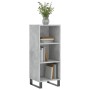 Aparador de madera de ingeniería gris hormigón 34,5x32,5x90 cm de vidaXL, Aparadores - Ref: Foro24-828760, Precio: 50,66 €, D...