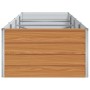Arriate elevado Marrón Claro 320 x 80 x 45 cm Acero Galvanizado en Macetas y jardineras | Comprar online en Foru.es