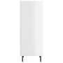 Aparador madera de ingeniería blanco brillante 34,5x32,5x90 cm de vidaXL, Aparadores - Ref: Foro24-828750, Precio: 56,20 €, D...