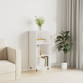 Aparador madera de ingeniería blanco brillante 34,5x32,5x90 cm de vidaXL, Aparadores - Ref: Foro24-828710, Precio: 36,36 €, D...