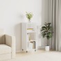 Aparador madera de ingeniería blanco brillante 34,5x32,5x90 cm de vidaXL, Aparadores - Ref: Foro24-828710, Precio: 40,78 €, D...