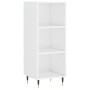 Aparador madera de ingeniería blanco brillante 34,5x32,5x90 cm de vidaXL, Aparadores - Ref: Foro24-828710, Precio: 40,78 €, D...
