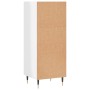 Aparador madera de ingeniería blanco brillante 34,5x32,5x90 cm de vidaXL, Aparadores - Ref: Foro24-828710, Precio: 40,78 €, D...