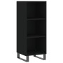 Aparador de madera de ingeniería negro 34,5x32,5x90 cm de vidaXL, Aparadores - Ref: Foro24-828757, Precio: 38,62 €, Descuento: %