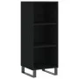 Black engineered wood sideboard 34.5x32.5x90 cm by vidaXL, Sideboards - Ref: Foro24-828757, Price: 38,30 €, Discount: %
