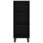 Aparador de madera de ingeniería negro 34,5x32,5x90 cm de vidaXL, Aparadores - Ref: Foro24-828757, Precio: 38,62 €, Descuento: %