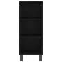 Black engineered wood sideboard 34.5x32.5x90 cm by vidaXL, Sideboards - Ref: Foro24-828757, Price: 38,30 €, Discount: %