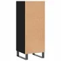 Black engineered wood sideboard 34.5x32.5x90 cm by vidaXL, Sideboards - Ref: Foro24-828757, Price: 38,30 €, Discount: %