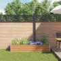 Arriate elevado Marrón Claro 195 x 50 x 36 cm Acero Galvanizado en Macetas y jardineras | Comprar online en Foru.es