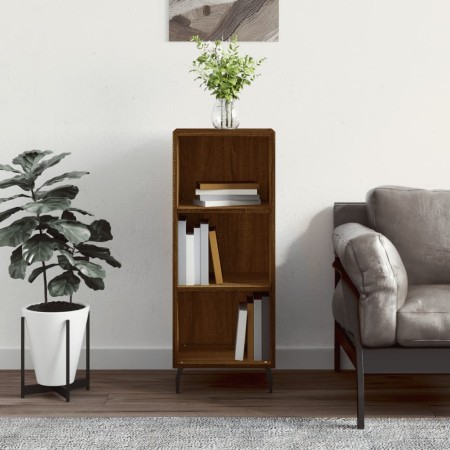 Aparador de madera de ingeniería marrón roble 34,5x32,5x90 cm de vidaXL, Aparadores - Ref: Foro24-828755, Precio: 55,01 €, De...