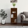 Aparador de madera de ingeniería marrón roble 34,5x32,5x90 cm de vidaXL, Aparadores - Ref: Foro24-828755, Precio: 55,01 €, De...