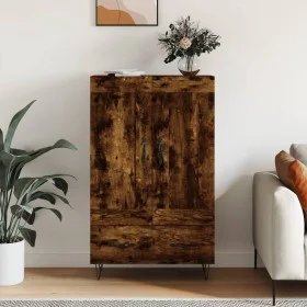 Aparador alto madera de ingeniería roble ahumado 69,5x31x115 cm de vidaXL, Aparadores - Ref: Foro24-830321, Precio: 82,55 €, ...