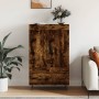 Aparador alto madera de ingeniería roble ahumado 69,5x31x115 cm de vidaXL, Aparadores - Ref: Foro24-830321, Precio: 83,53 €, ...