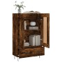 Aparador alto madera de ingeniería roble ahumado 69,5x31x115 cm de vidaXL, Aparadores - Ref: Foro24-830321, Precio: 83,53 €, ...