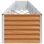 Arriate elevado Marrón Claro 582 x 50 x 36 cm Acero Galvanizado en Macetas y jardineras | Comprar online en Foru.es