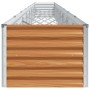 Arriate elevado Marrón Claro 775 x 50 x 36 cm Acero Galvanizado en Macetas y jardineras | Comprar online en Foru.es