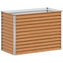 Arriate elevado Marrón Claro 98 x 50 x 68 cm Acero Galvanizado en Macetas y jardineras | Comprar online en Foru.es