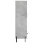 Aparador alto madera de ingeniería gris hormigón 69,5x31x115 cm de vidaXL, Aparadores - Ref: Foro24-830336, Precio: 92,48 €, ...