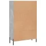 Aparador alto madera de ingeniería gris hormigón 69,5x31x115 cm de vidaXL, Aparadores - Ref: Foro24-830336, Precio: 92,48 €, ...